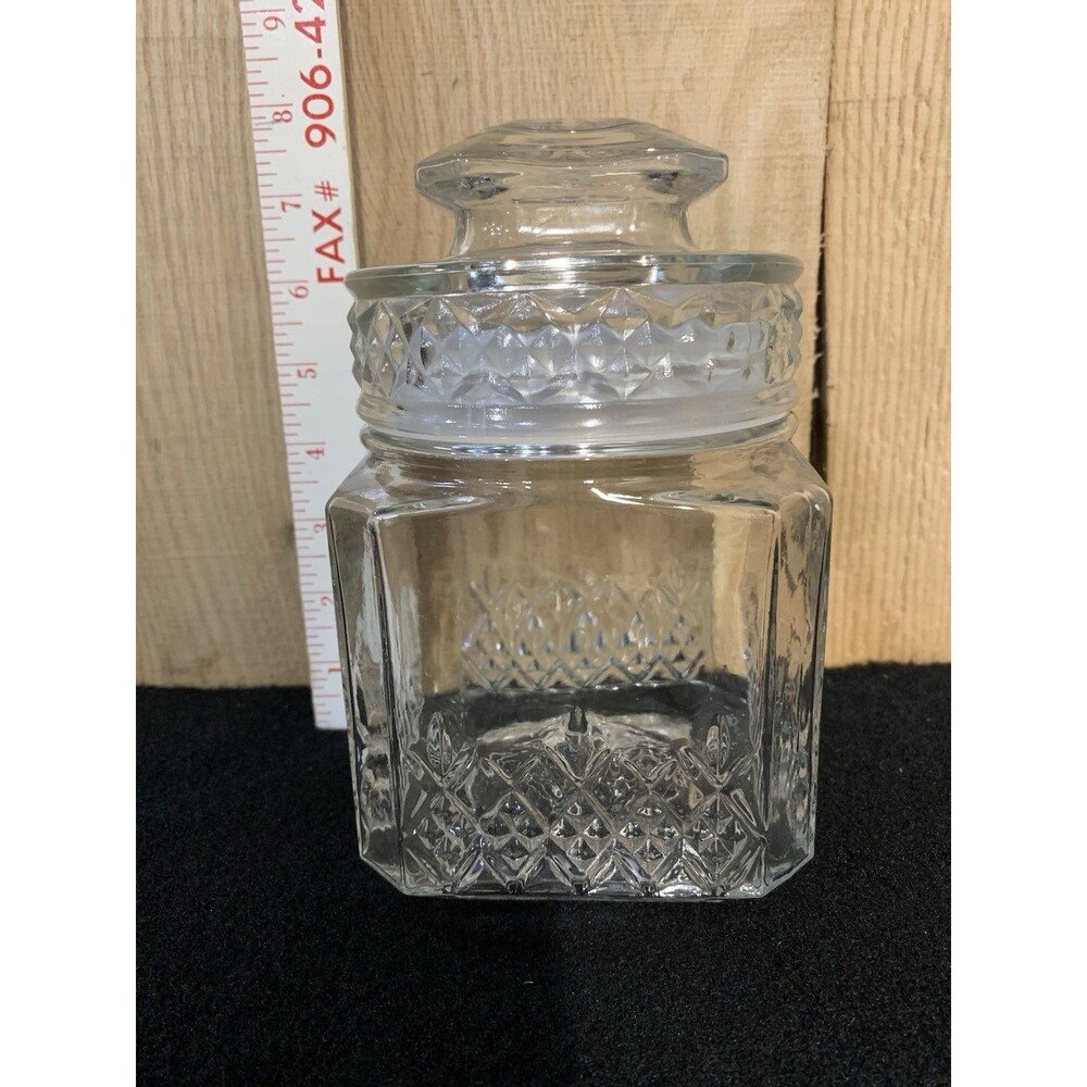 Vintage Koeze's Jar Apothecary Candy Collectible Glass 7.5" Seal Lid B17 - Picture 5 of 5